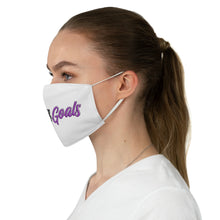 Load image into Gallery viewer, PRAYER GOALS Fabric Face Mask (WHITE)